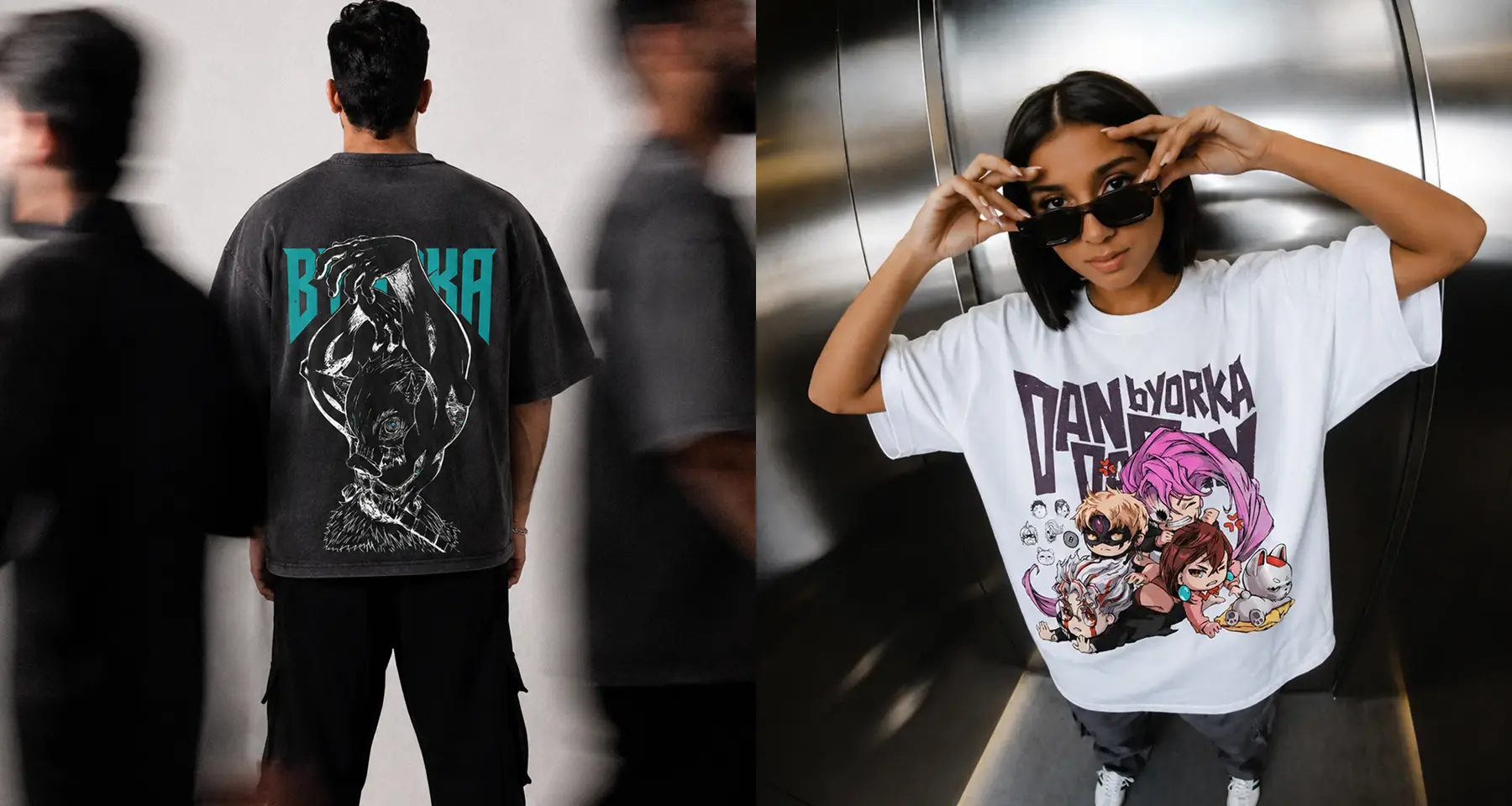 Camisetas anime con estilo urbano