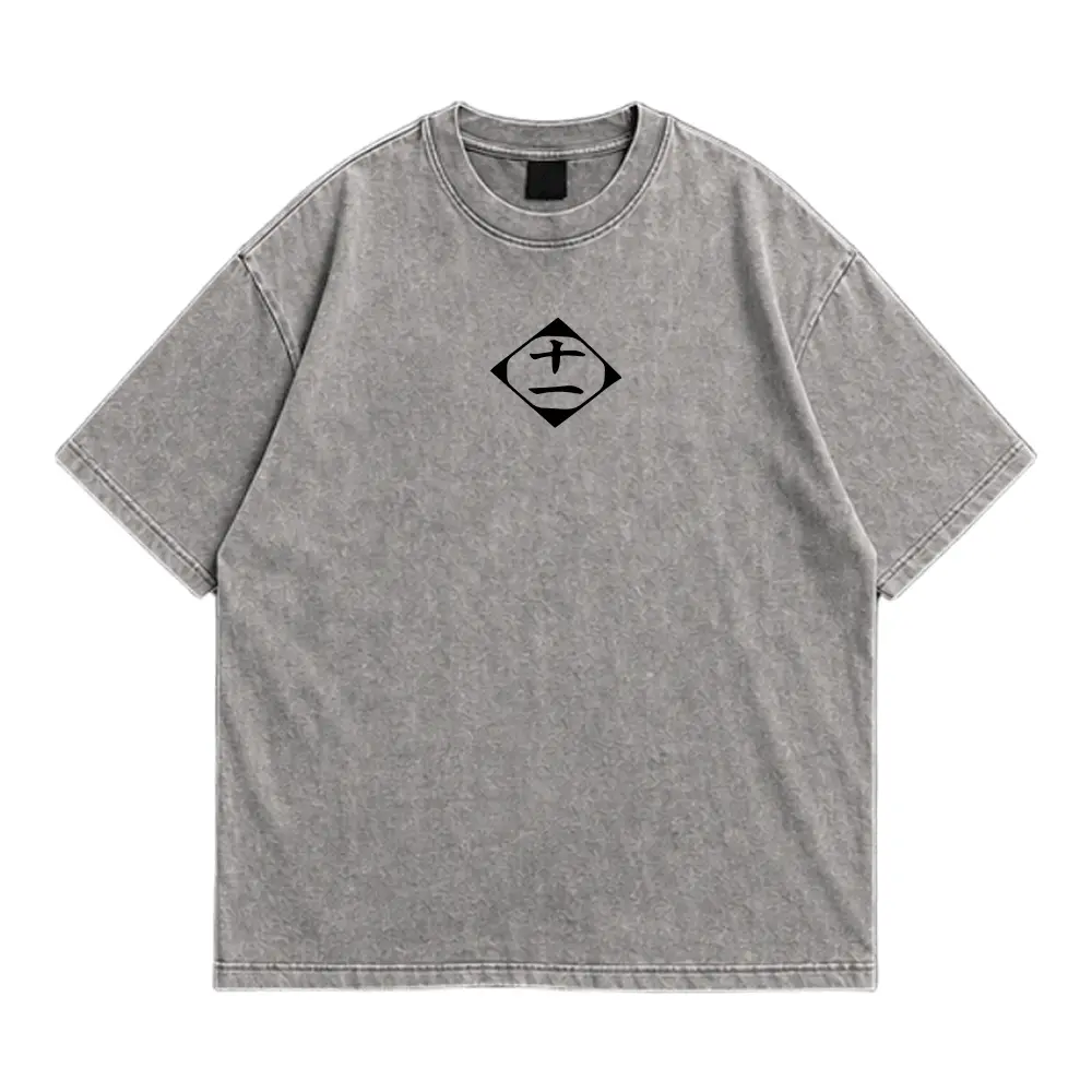Camiseta Kenpachi Crimson Circle - Acid wash - Image 3