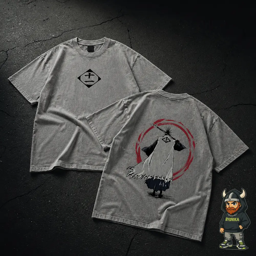 Camiseta Kenpachi Crimson Circle - Acid wash - Image 4