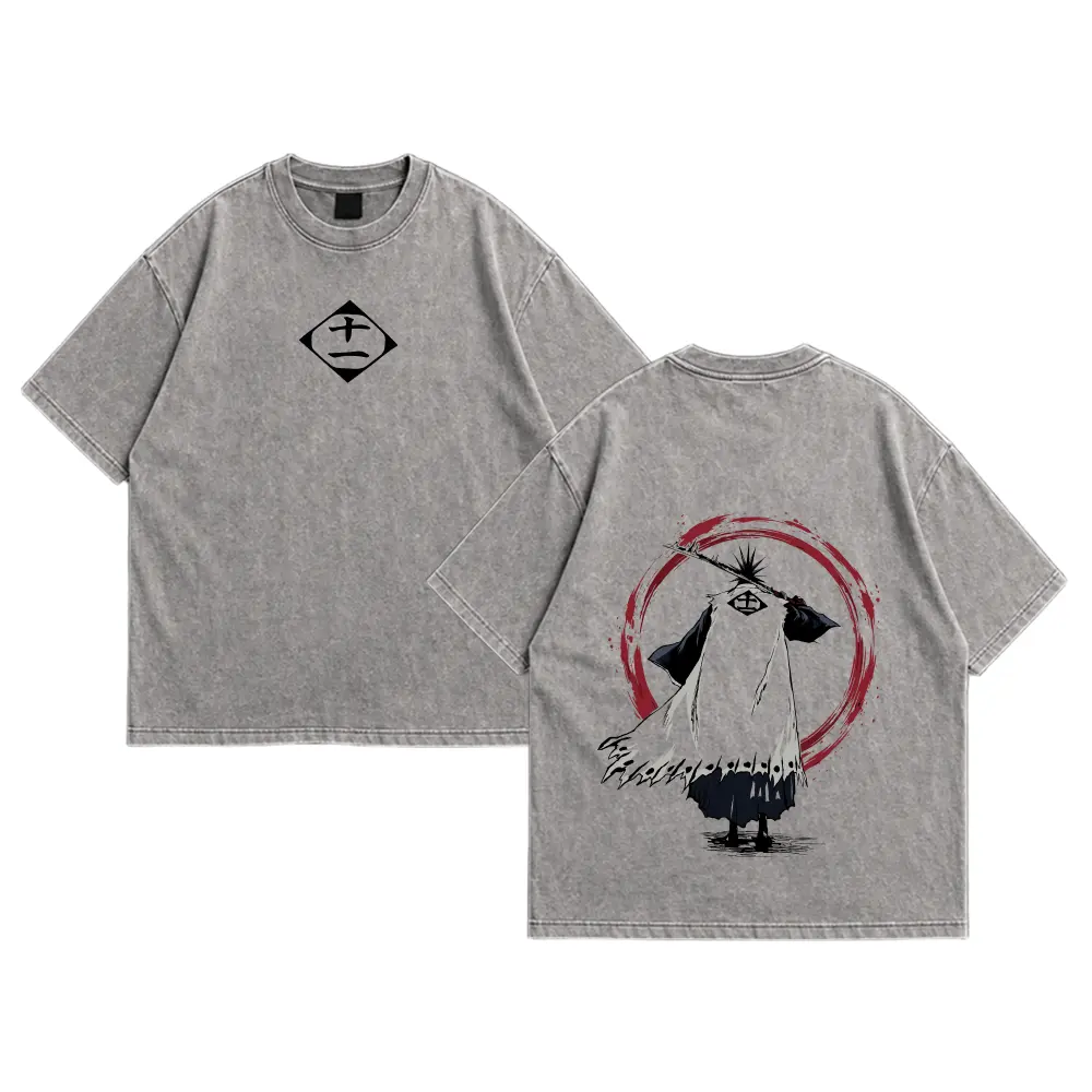 Camiseta Kenpachi Crimson Circle - Acid wash - Image 6
